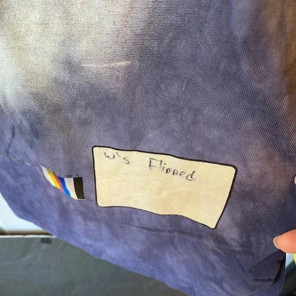 The Mountain Tied Dyed Wolf Graphic Tee Unisex Adult Plus Size L - Picture 5 of 5